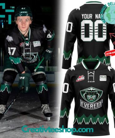 Everett Silvertips Nightmare New 2025 Custom Hockey Jersey