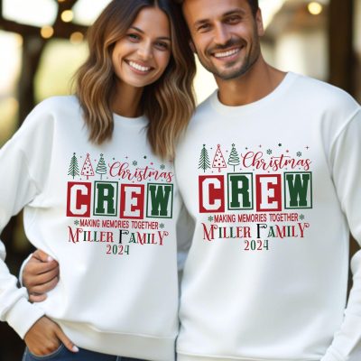 Family Christmas Name Shirt, Monogrammed Family Christmas Shirt, Personalized Christmas Family T-Shirt, Custom Christmas Shirt With Name