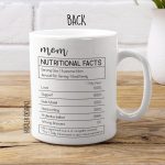 Best Mom Ever, Personalized Mug, Mom Nutritional Facts Mug, Mom Mug, Mom Gift, Gift for Mom, Mom Birthday Gift, Best Mom Mug