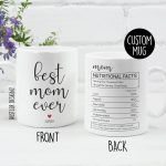 Best Mom Ever, Personalized Mug, Mom Nutritional Facts Mug, Mom Mug, Mom Gift, Gift for Mom, Mom Birthday Gift, Best Mom Mug