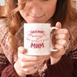 Best Mum Mug, mother gift, gift for her, mummy grandma gift for mom, pink mothers day present, wife for sister, birthday gift, gift, mg044