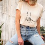 Custom Mom Shirt From Children, Personalized Mom & Kids Hands Shirt, Family With Kids Names, Mothers Day Gift From Kids, Mom Kids Hands Tee