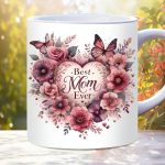 The Best Mom Ever Mug, 11oz, 15oz, Mothers Day Mug, Birthday Mom Mug Gift, Mama, Mom Quote Mug