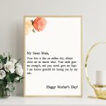 Set of 5, Mothers Day Print, Emotional Poster for Mom, Mother’s Day Gift, Flower Bouquet, Floral Mothers Day, Gift Printable,Meaningful Gift