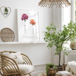 Personalized Carnation Mother’s Day Print - Custom Name Floral Poster - Mom & Kids Gift - Meaningful Mother’s Day Gift