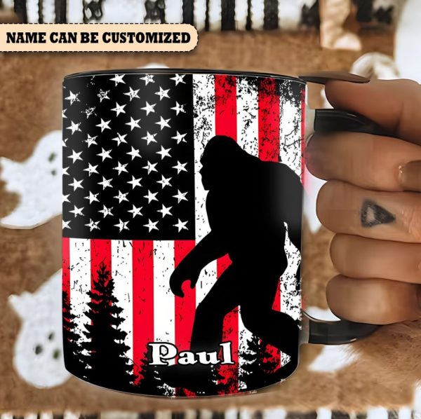American Bigfoot Personalized Accent Mug