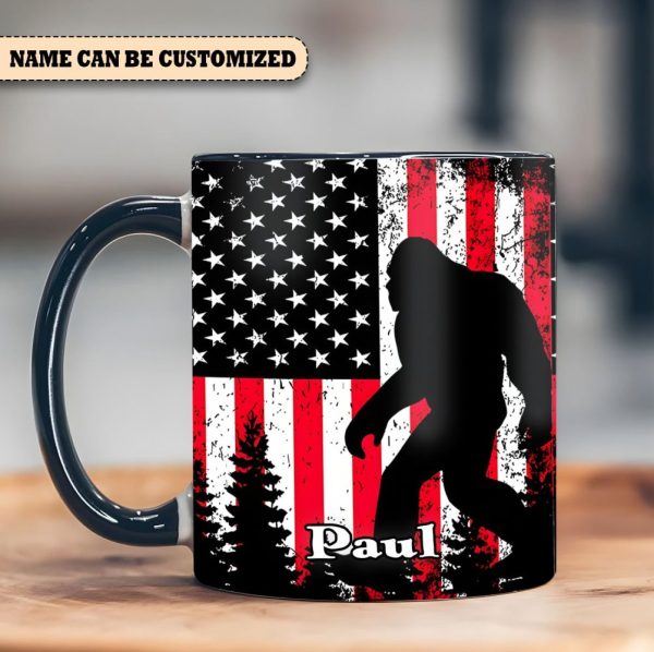 American Bigfoot Personalized Accent Mug
