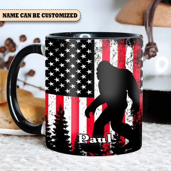 American Bigfoot Personalized Accent Mug
