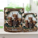 Highland Cow - Personalized Cow Accent Mug