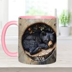Black Bear - Personalized Hunting Accent Mug