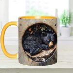 Black Bear - Personalized Hunting Accent Mug