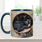 Black Bear - Personalized Hunting Accent Mug