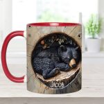 Black Bear - Personalized Hunting Accent Mug