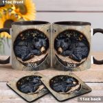 Black Bear - Personalized Hunting Accent Mug