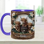 Highland Cow - Personalized Cow Accent Mug