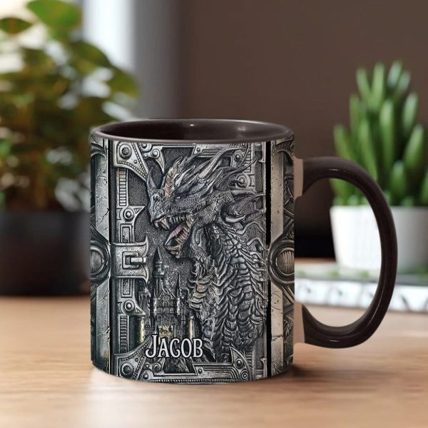 Majestic Dragon - Personalized Dragon Accent Mug