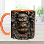 Sasquatch - Personalized Camping Accent Mug