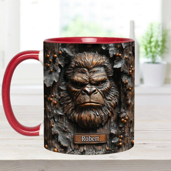 Sasquatch - Personalized Camping Accent Mug