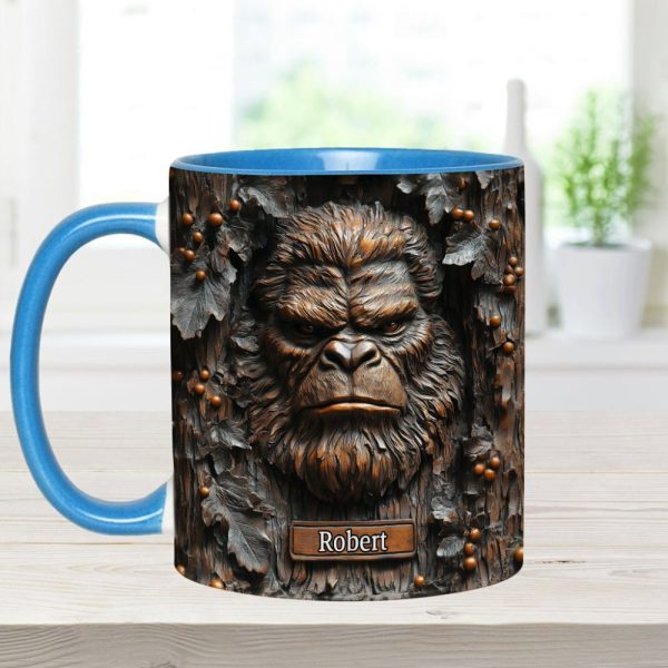 Sasquatch - Personalized Camping Accent Mug