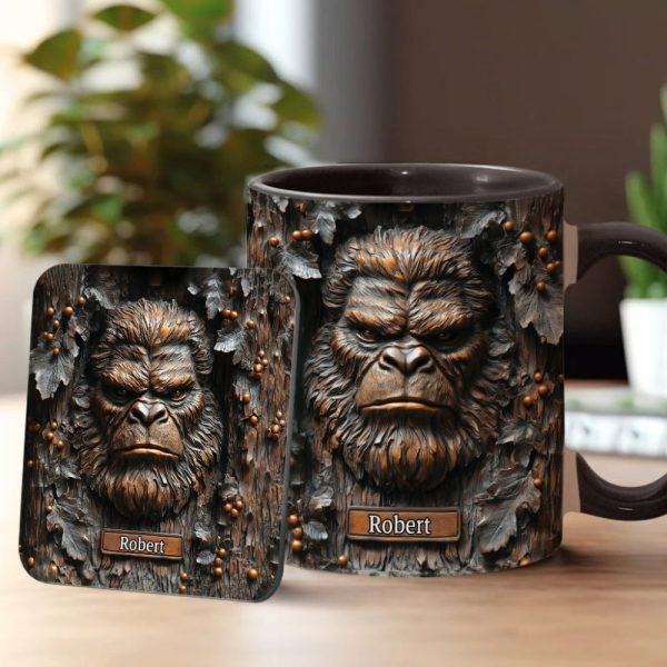 Sasquatch - Personalized Camping Accent Mug