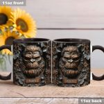 Sasquatch - Personalized Camping Accent Mug