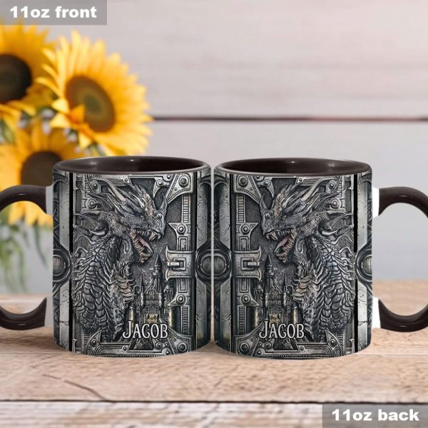 Majestic Dragon - Personalized Dragon Accent Mug