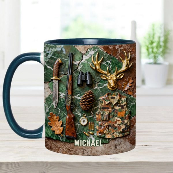 Hunter’S Gear – Personalized Hunting Accent Mug