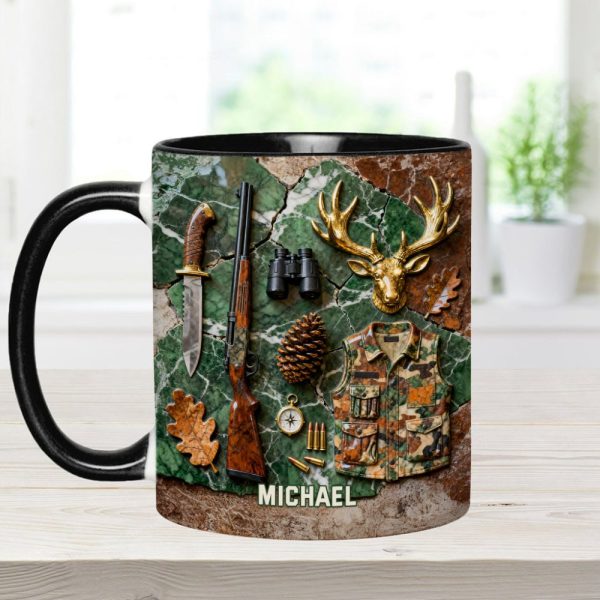 Hunter’S Gear – Personalized Hunting Accent Mug
