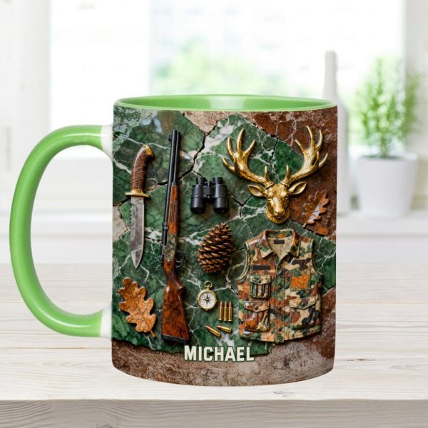 Hunter’S Gear – Personalized Hunting Accent Mug