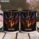Heart Of A Dragon - Personalized Dragon Accent Mug