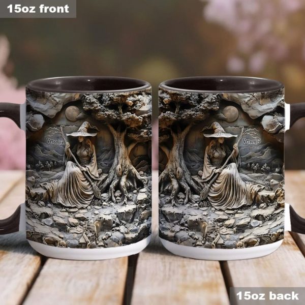 Beautiful Witch - Personalized Witch Accent Mug