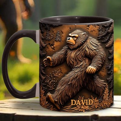 Believe In Yourself - Personalized Bigfoot Accent Mug