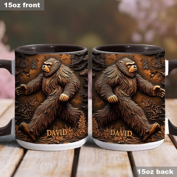 Believe In Yourself - Personalized Bigfoot Accent Mug