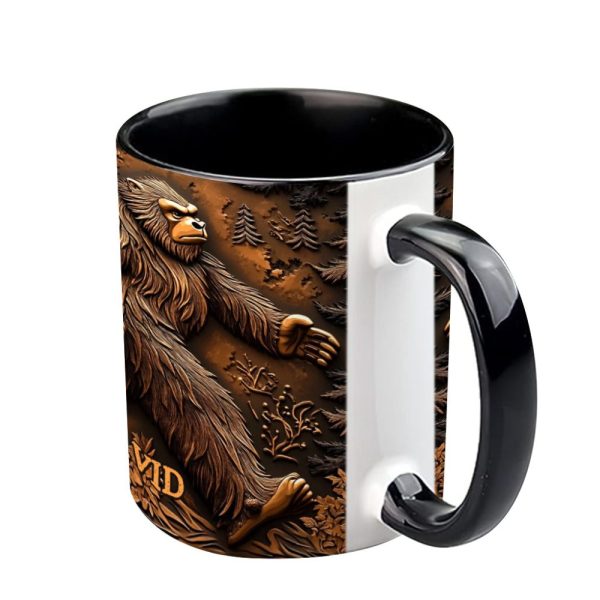 Believe In Yourself - Personalized Bigfoot Accent Mug