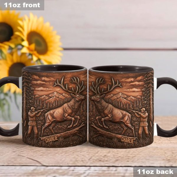 Hunter’S Triumph – Personalized Hunting Accent Mug