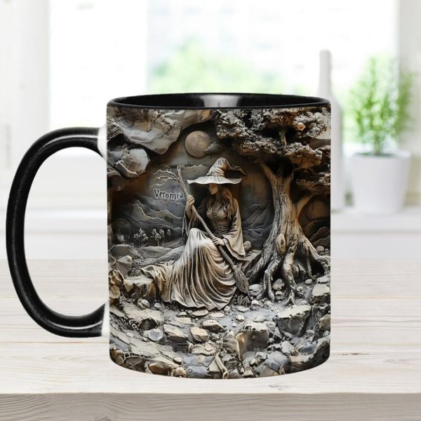 Beautiful Witch - Personalized Witch Accent Mug