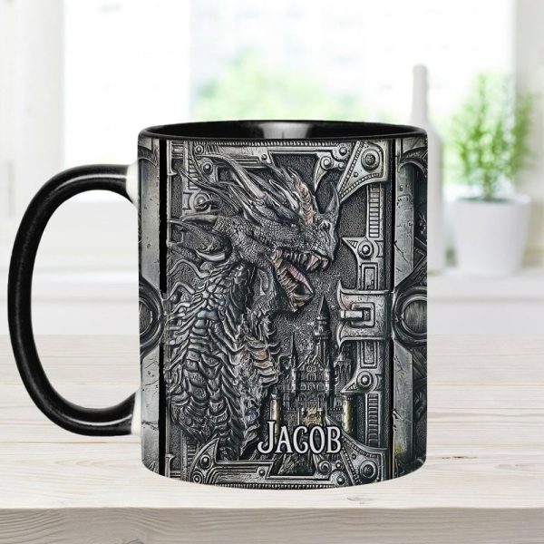 Majestic Dragon - Personalized Dragon Accent Mug