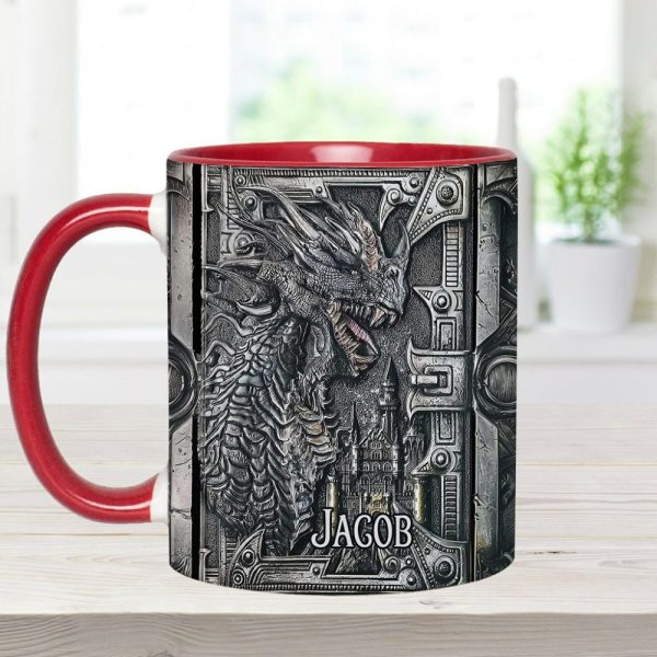 Majestic Dragon - Personalized Dragon Accent Mug