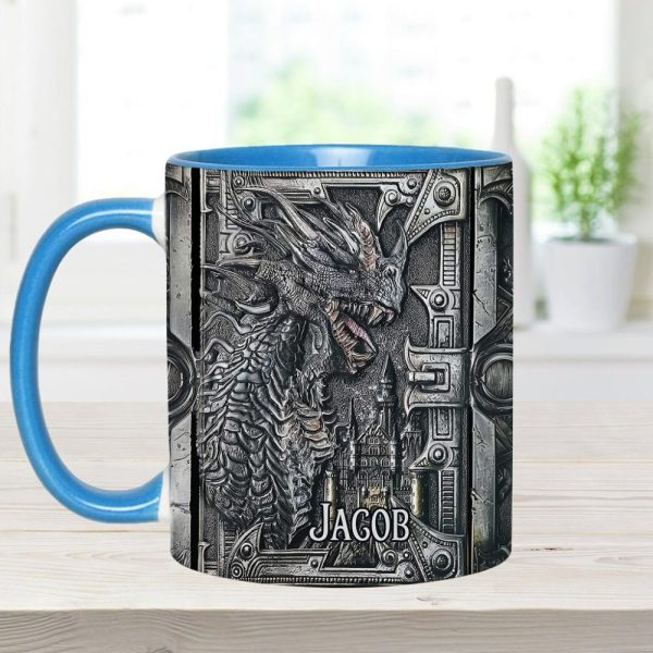 Majestic Dragon - Personalized Dragon Accent Mug