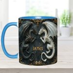 Love Dragons - Personalized Dragon Accent Mug