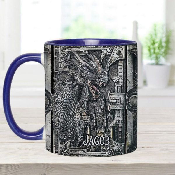 Majestic Dragon - Personalized Dragon Accent Mug