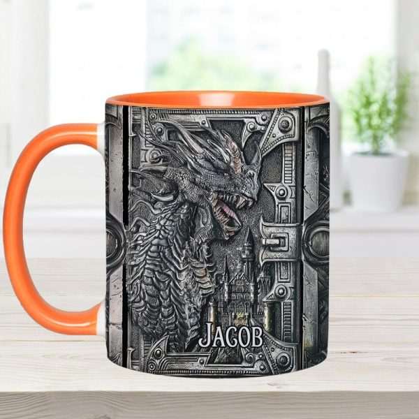 Majestic Dragon - Personalized Dragon Accent Mug