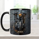 Never Underestimate An Old Man With A Motorcycle - Personalized Biker Accent Mug