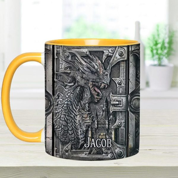 Majestic Dragon - Personalized Dragon Accent Mug