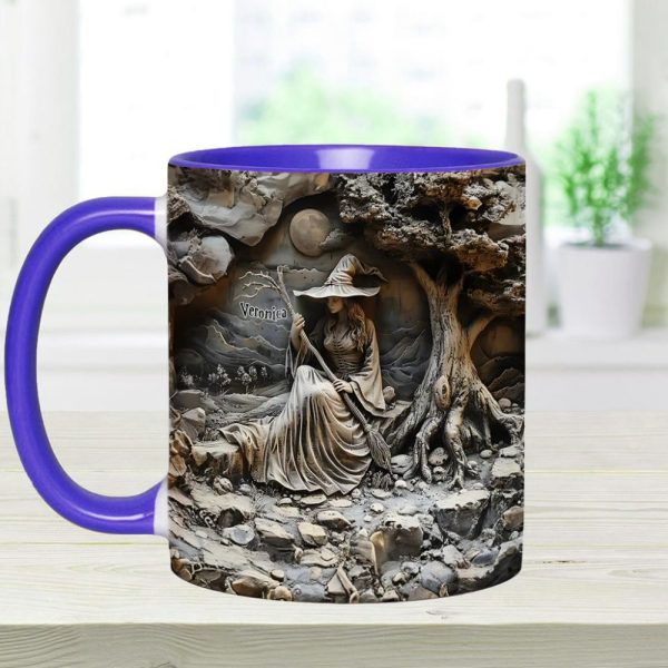 Beautiful Witch - Personalized Witch Accent Mug