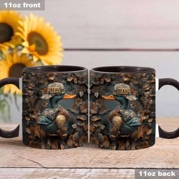 Duck Hunting - Personalized Hunting Accent Mug