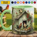 Chicken Farm - Personalized Chicken Accent Mug
