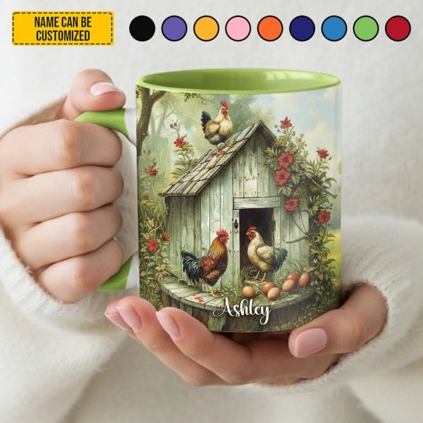 Chicken Farm - Personalized Chicken Accent Mug