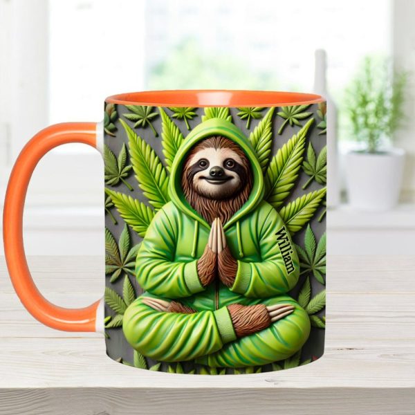 Inhale The Goodshit - Personalized Weed Accent Mug