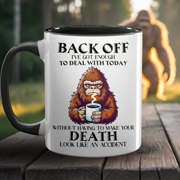 Funny Bigfoot Coffee Accent Mug